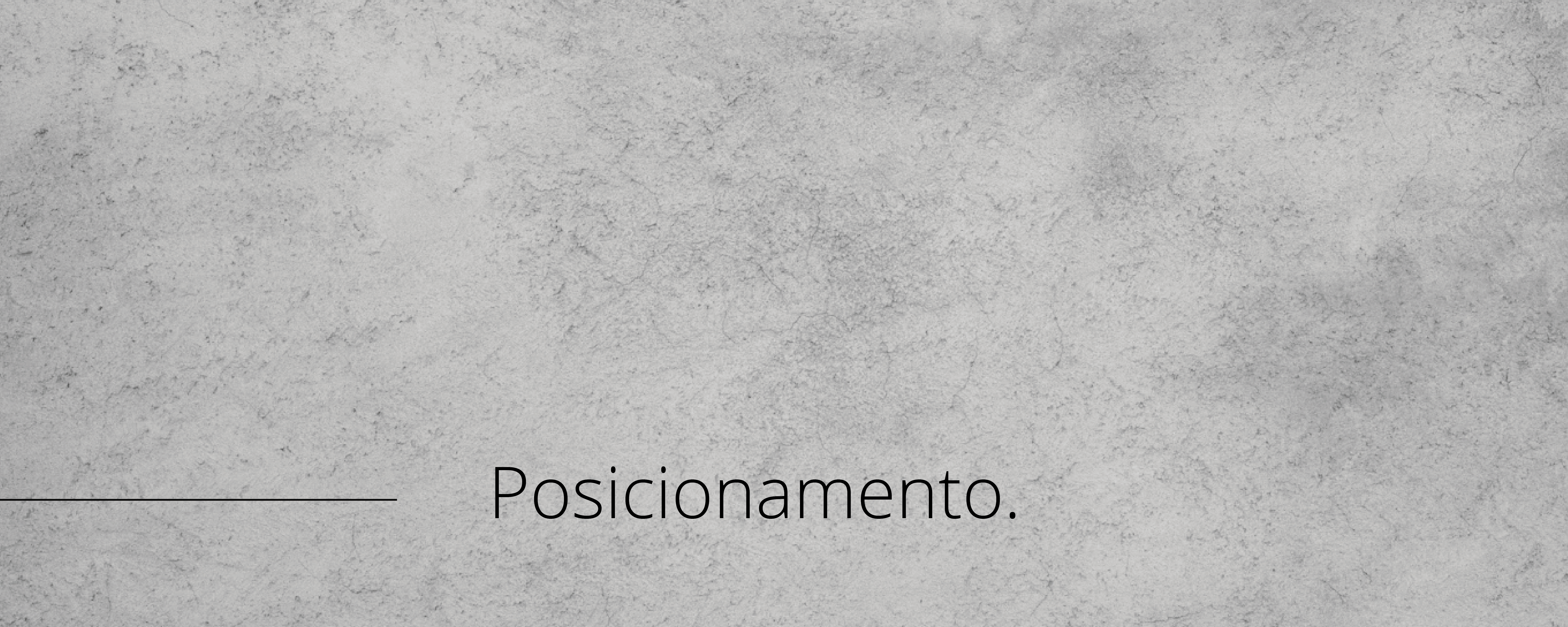 posicionamento