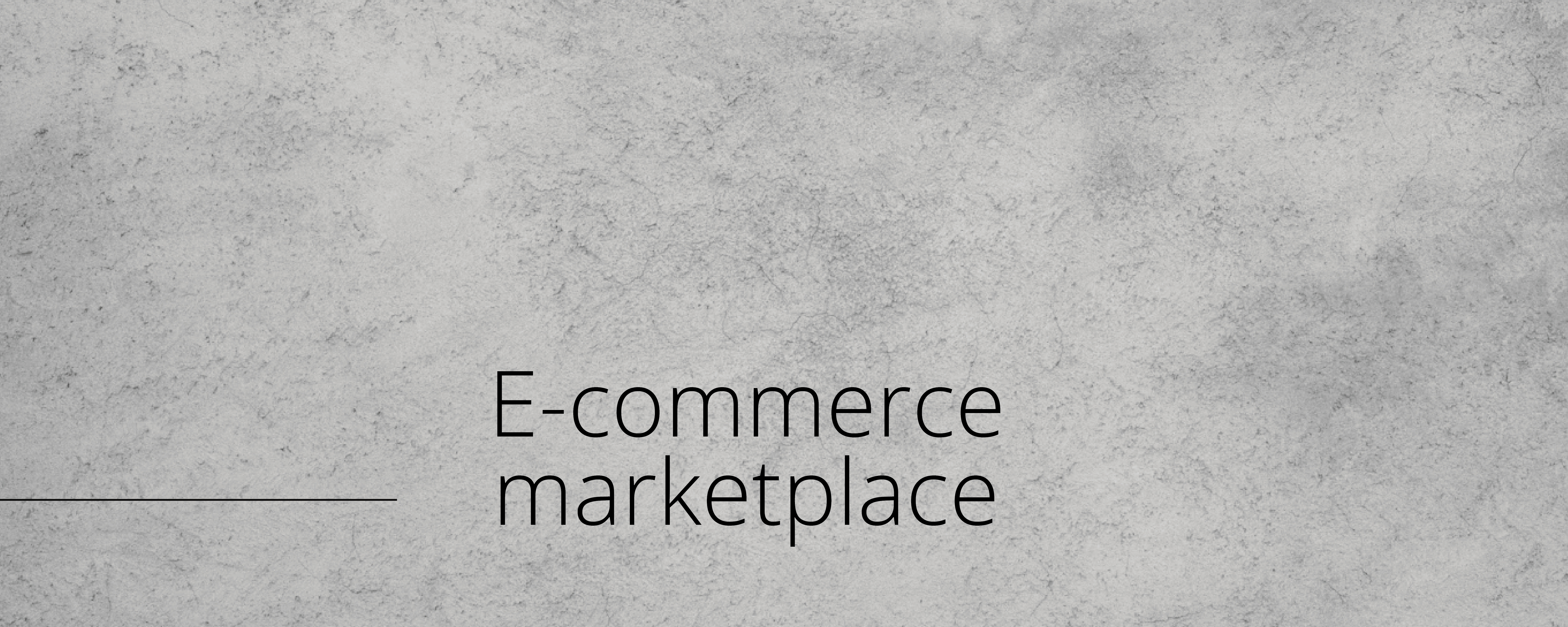 e-commerce e marketplace